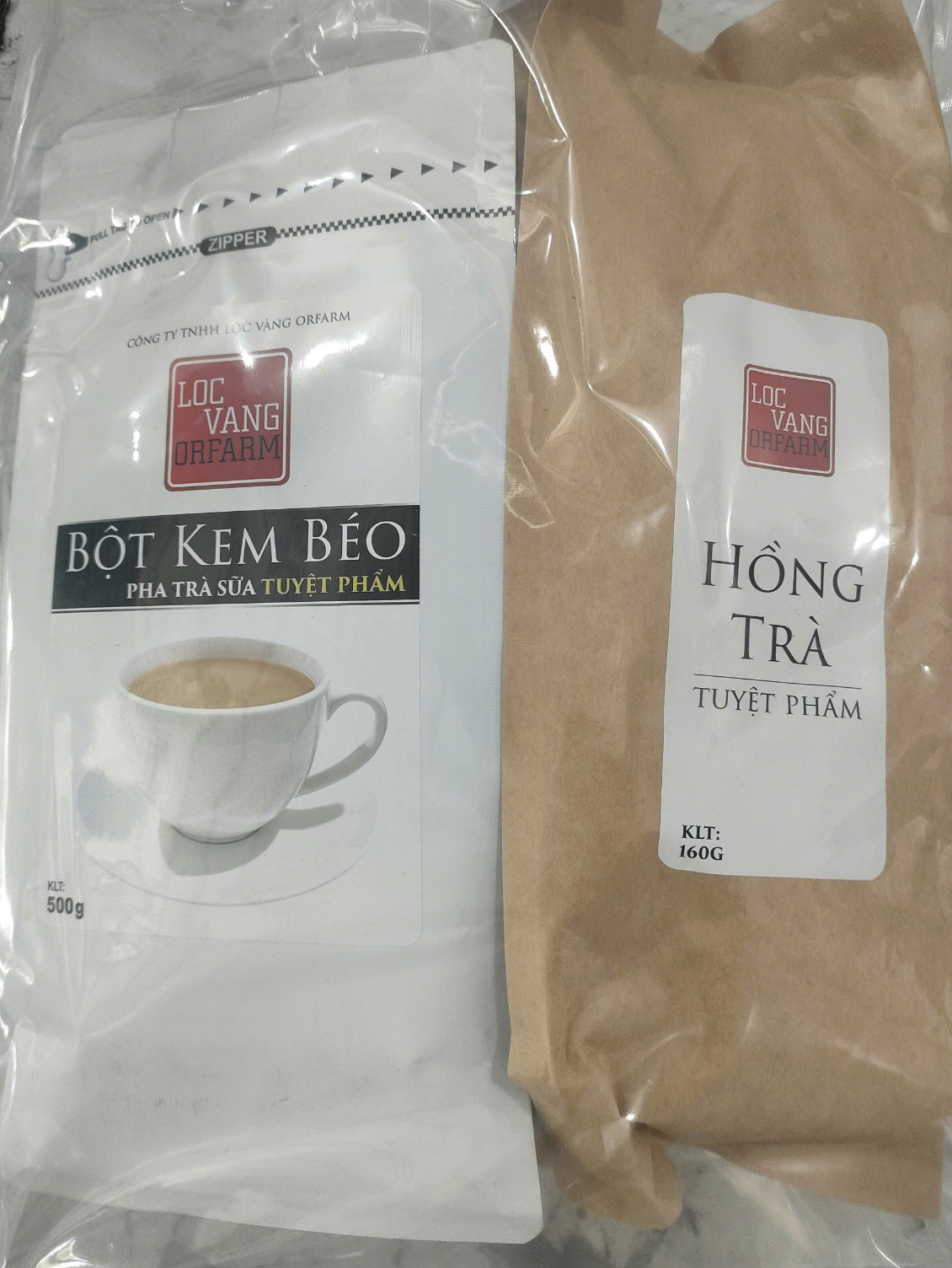 Set Trà Sữa Lộc Vàng 1.3kg